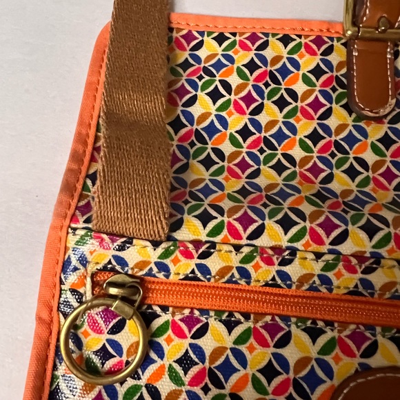 FOSSIL Multicolored Canvas Mini Crossbody Bag - Picture 10 of 12